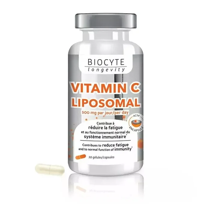 Vitamine C Liposomal – Réduire Fatigue – Système immunitaire – 30 gélules