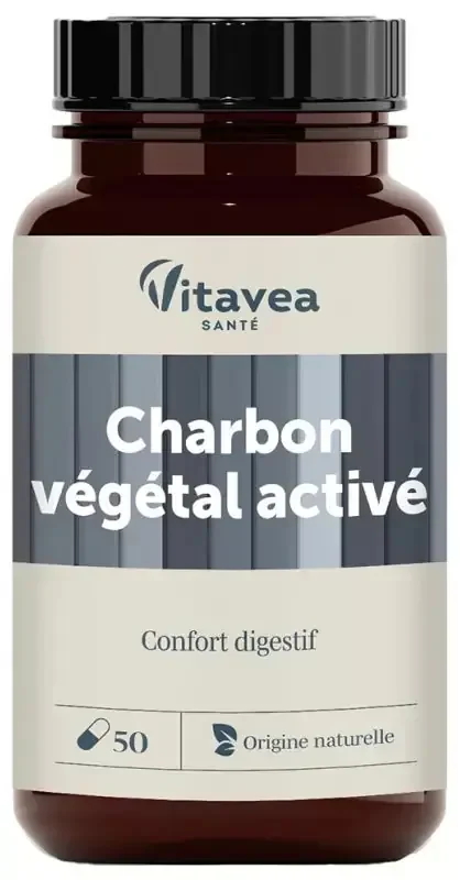 Vitavea Charbon Végétal Activé 50 Unités