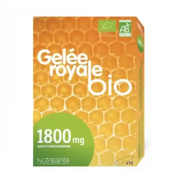 Vitavea Nutrisanté Gelée royale Bio 10 Ampoules 100 ml