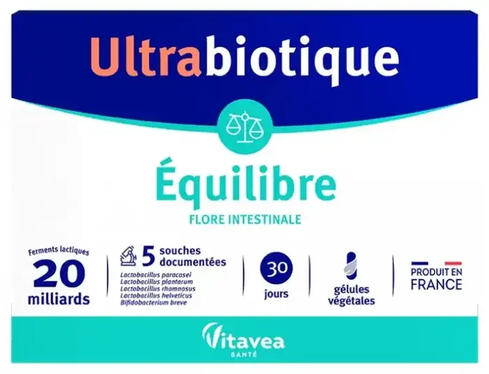 Vitavea Ultrabiotique Équilibre 30 gélules