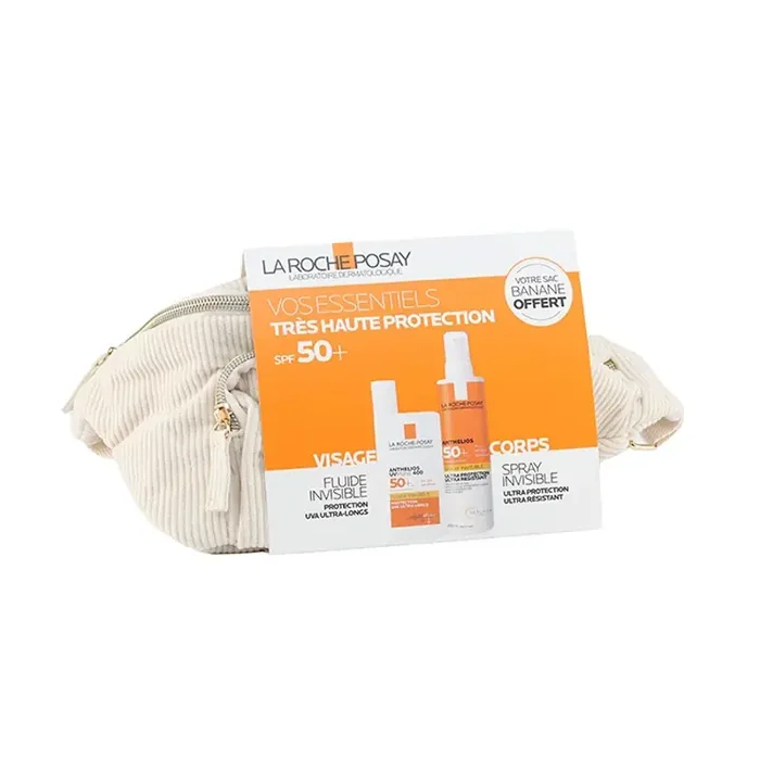 VOS ESSENTIELS ANTHELIOS UVMUNE 400 FLUIDE INVISIBLE + SPRAY INVISIBLE SPF50+ LA ROCHE POSAY
