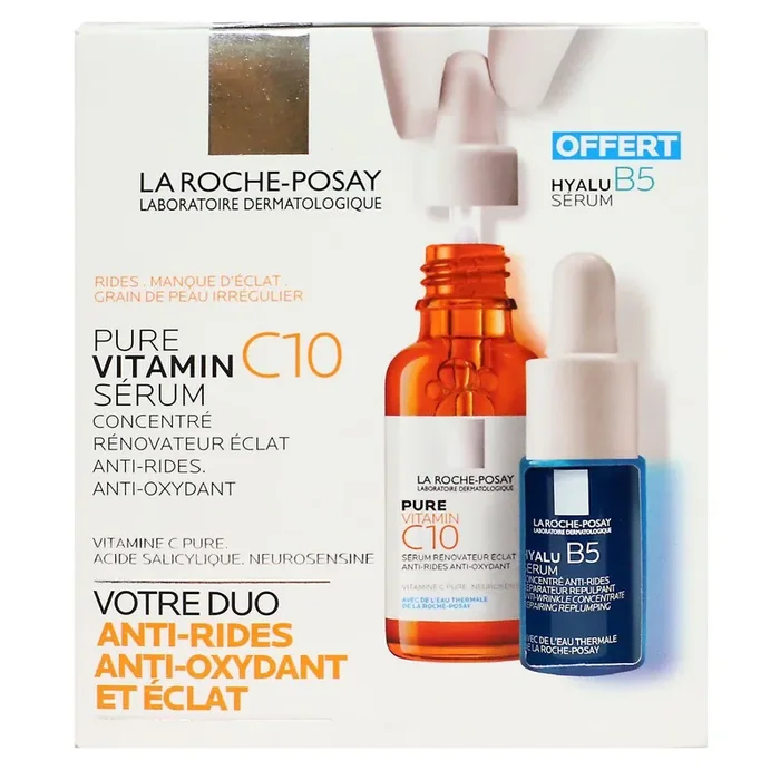Votre Duo anti-rides anti-oxydant et éclat Hyalu B5 sérum offert