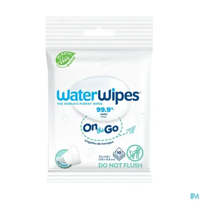 Waterwipes lingette bébé on the go x10