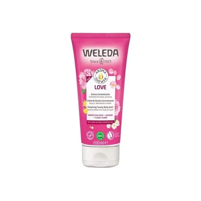 Weleda aroma shower love creme de douche harmonisante 200ml
