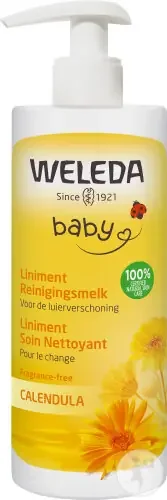 WELEDA Baby Gel Lavant Doux au Calendula 2en1 Sans Parfum 400 ml