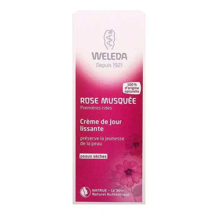 Weleda Crème de Jour Lissante à la Rose Musquée tube 30 mL