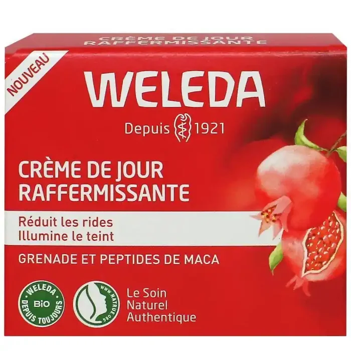 Weleda Crème de Jour Raffermissante à la Grenade et peptides de MACA, pot 40 mL