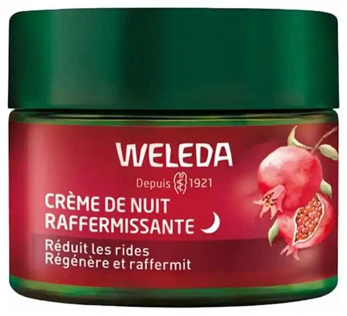 Weleda Crème de Nuit Raffermissante Grenade & Maca – 40 ml