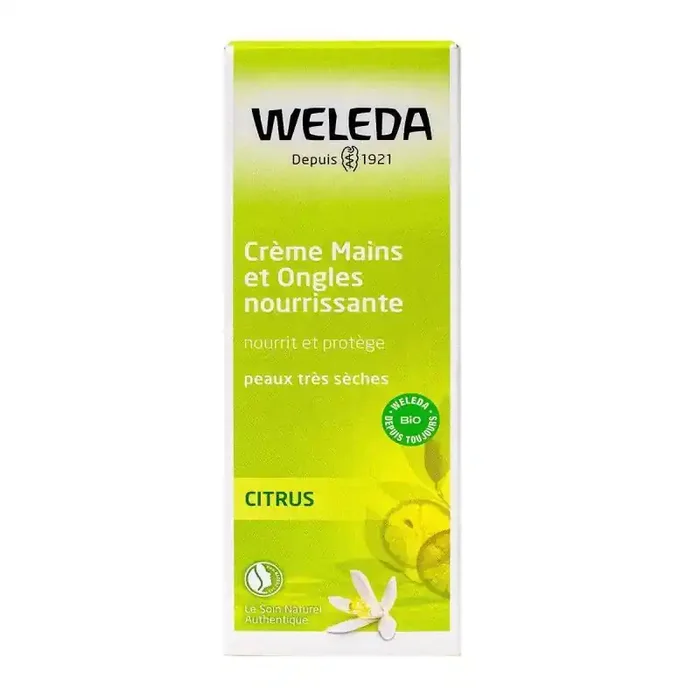 Weleda Crème mains et ongles nourrissante Citrus