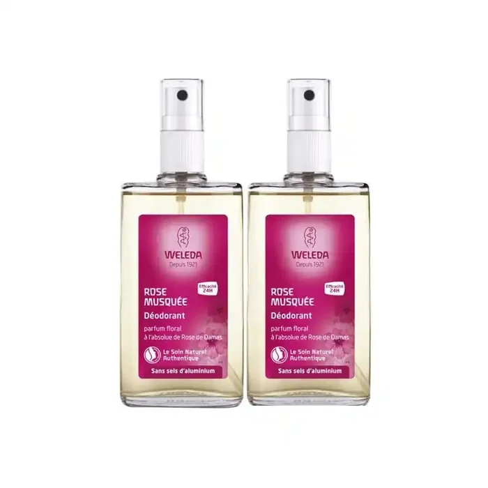 Weleda deodorant a la rose lot 2x100ml