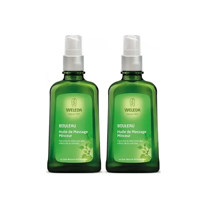 Weleda huile de massage minceur lot de 2x100ml