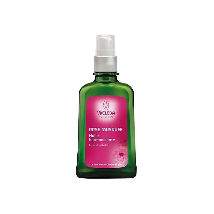 Weleda huile rose musquee flacon pompe 100ml
