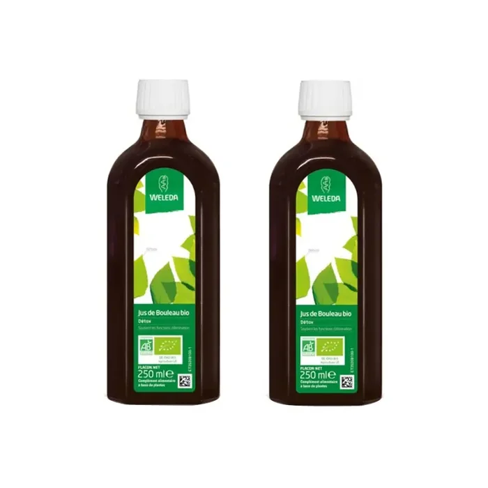 Weleda jus de bouleau bio lot de 2x250ml