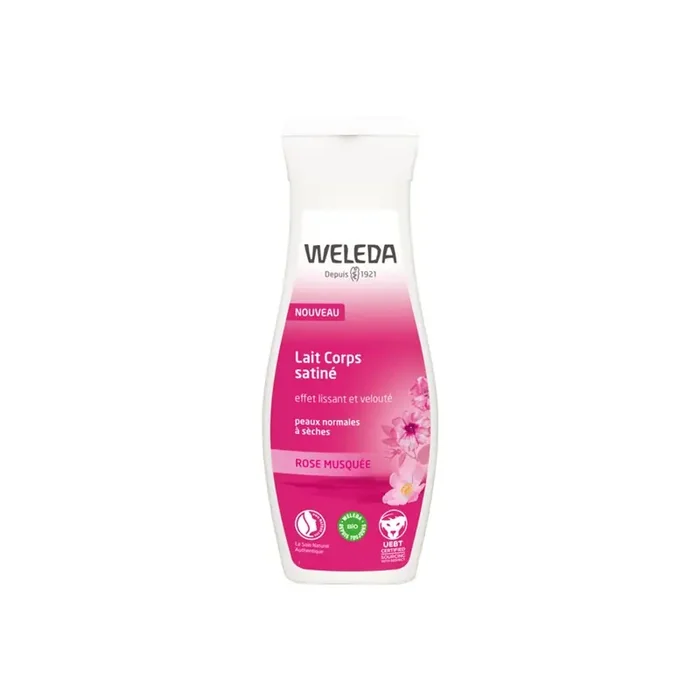 Weleda lait corps satine rose musquee 200ml