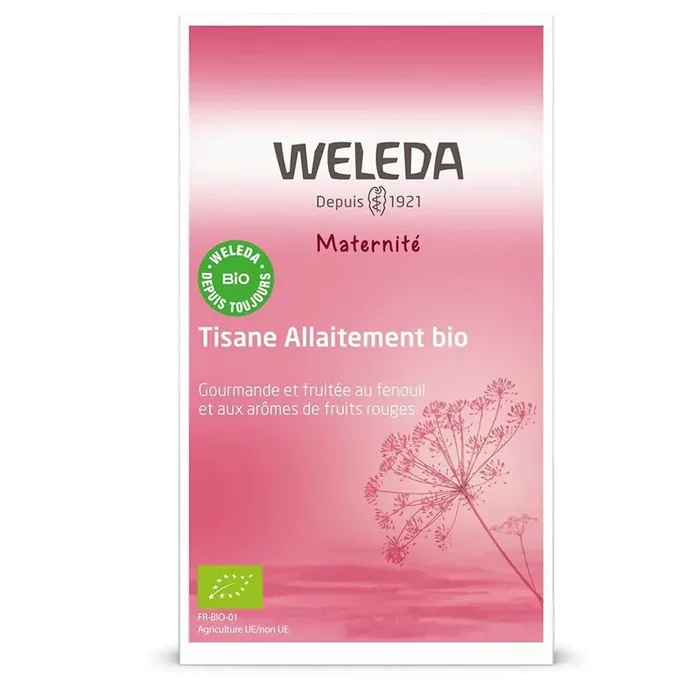 Weleda maternité Tisane Allaitement Bio Fruits rouges 20 sachets