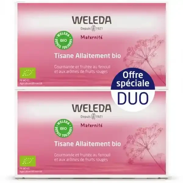 Weleda Maternité Tisane Allaitement Fruits Rouges duo