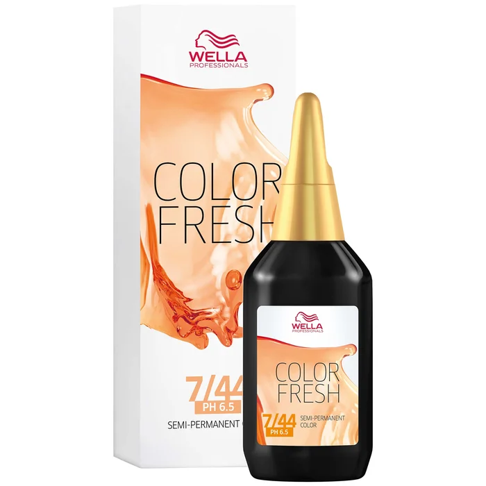 Wella Professionals Color Fresh Coloration 7/47 Medium Blonde Red Brown 75 ml
