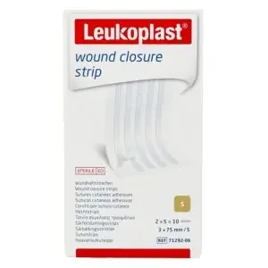 Wound Closure Strip – Sutures Cutanées Adhésives – 3 x 75 mm – 2 x 5 Strips