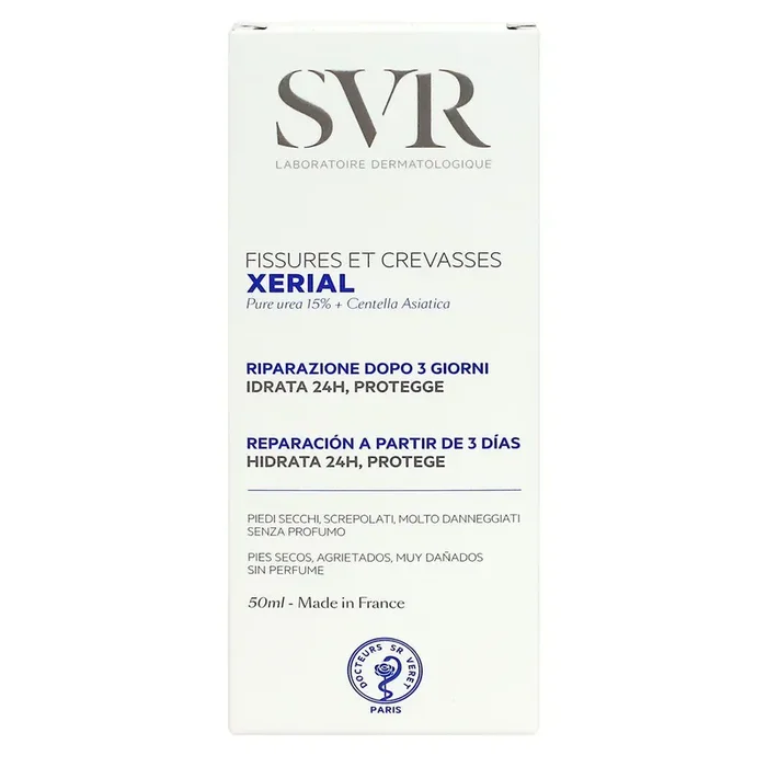 Xerial fissures crevasses crème protectrice mains pieds 50ml