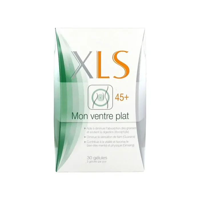 XLS MON VENTRE PLAT 45+ 30 GELULES