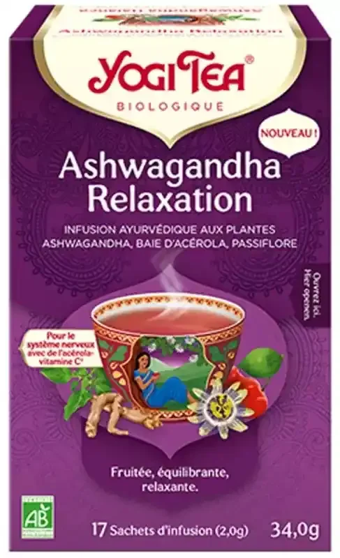 Yogi Tea Ashwagandha Relaxation – 17 Sachets d‘Infusion
