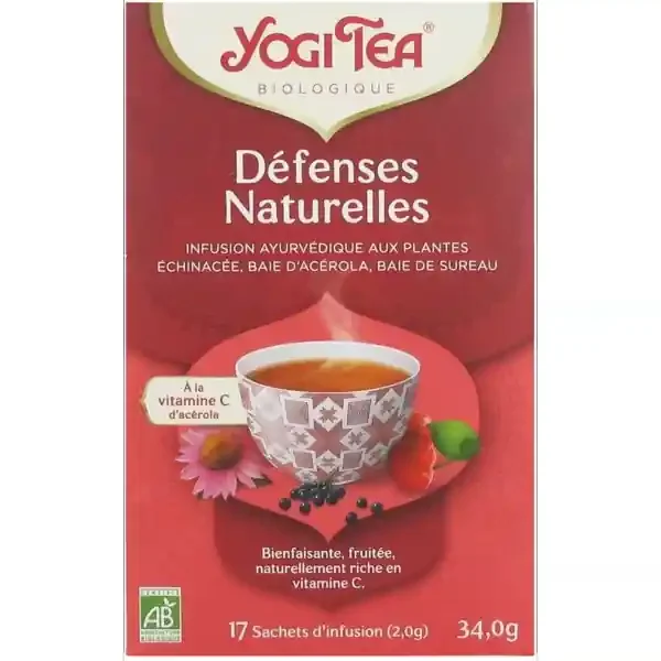 Yogi Tea Défenses Naturelles x 17