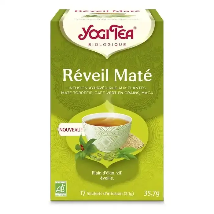 Yogi Tea Réveil Maté 17 sachets