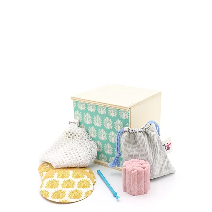 Z&eacute;ro D&eacute;chet – Coffret 10 Lingettes + 4 Produits