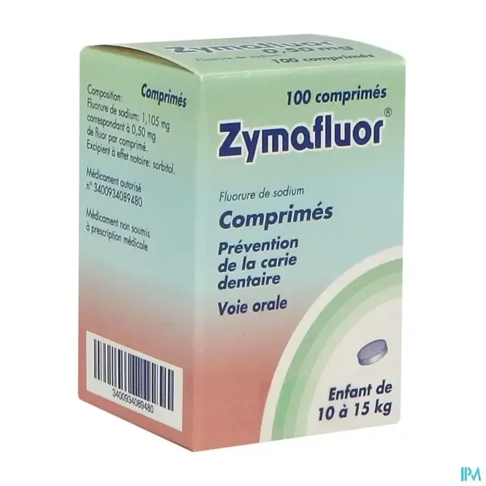 Zymafluor 0mg50 comprimé 100