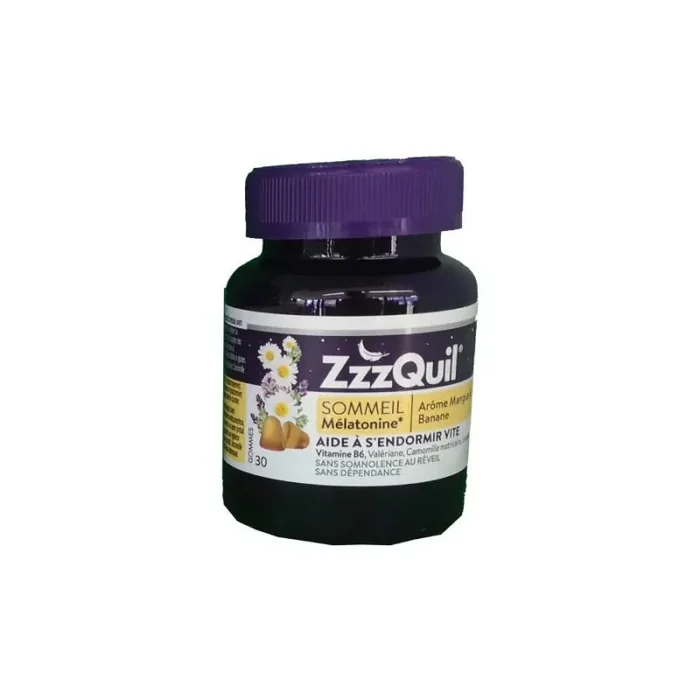 ZZZQUIL SOMMEIL MANGUE BANANE 30 GOMMES